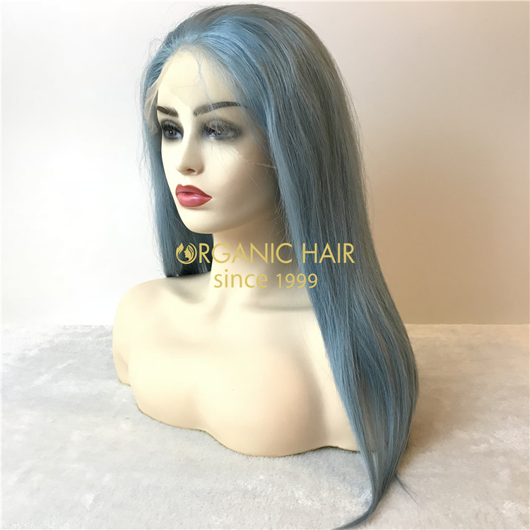 Beautiful human chinese hair full lace wigs cheap X108